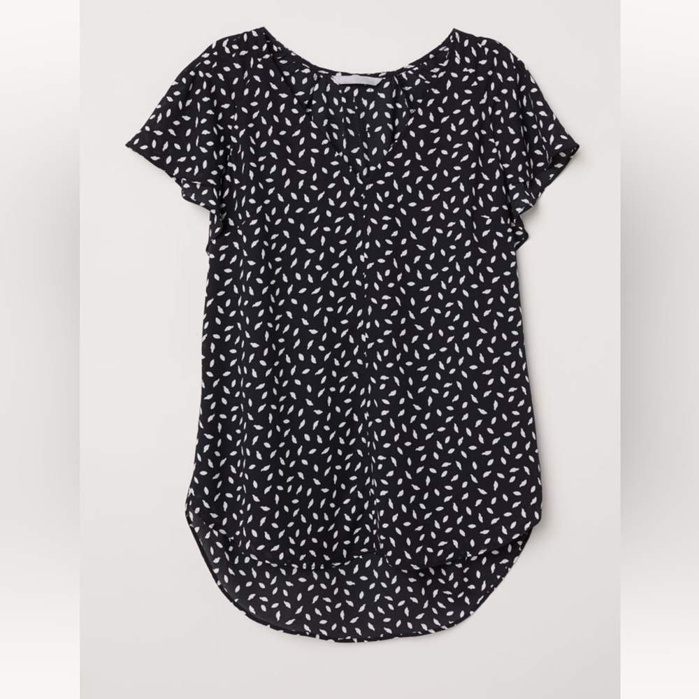 H&M Flutter-sleeved Top